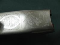 5092 Winchester 101 Lightweight 12 gauge, 27 inch barrels, 4 Winchokes, sk,im,f,xf,wrench keys,game scene coin silver engraved receiver. Correct Winchester case, square knob, Winchester butt pad, all original, vent rib, ejectors, 98% condit Img-10