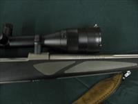7436 Sako FINNLITE 300 win mag 24 inch fluted stainless  barrel,Swarovski 6x24x50 HABICT. with sun shade, 55 loaded bullets,strap, 99% condition, AS NEW, REGULAR SCOPE RECTICLE CROSS HAIRS.BLACK AND GREY SYNTHETIC STOCK. THIS HIGH END COMB Img-8