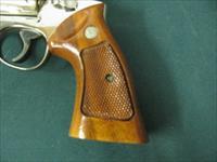 7264 Smith Wesson 29-2 44 magnum,Nickel, orange front adj squared notch rear, walnut grips, 6 inch barrel, all papers, drag line is almost imperceptible,99.9% condition.with tools. and papers and presentation case. one of the best Img-5