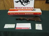 7033 Winchester 23 Classic 28 gauge 26 bls ic/mod,BABY FRAME, ejectors, raise rib, single select trigger Winchester butt pad, pistol grip with cap, GOLD RAISE RELIEF QUAIL IN FLITE ON BOTTOM OF RECEIVER. less than 999 mfg, this is #250.new  Img-1
