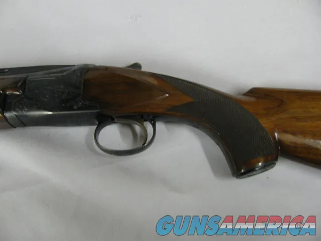 7705 Winchester 101 field 410 gauge 28 inch barrels 2.5 chambers, skeeet/skeet, pistol grip with cap, ejectors, Green viz front site, Old English pad, lop 13 7/8, 97-98%, bores brite and shiny,middle metal site, excellent shotgun ready to g Img-3