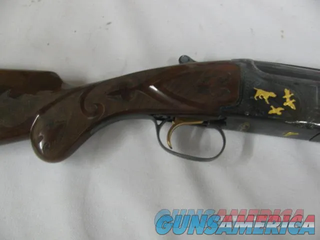 7549 Winchester 101 SUPER PIGEON 12 gauge cycl  sk  ltmod  imod xfull 7 GOLD IMAGES, 2 gold ducks left, gold bird dog&3 gold birds right side, GOLD PIGEON ON BOTTOM OF RECEIVER, GOLD SUPER PIGEON OVAL, all original 99% condition, AS NEW,  Img-9