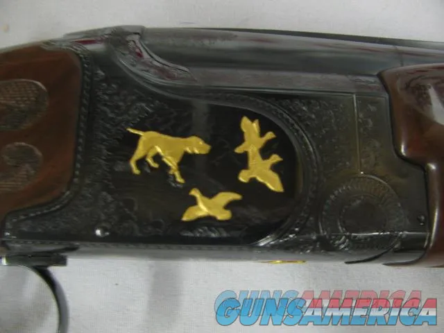 7549 Winchester 101 SUPER PIGEON 12 gauge cycl  sk  ltmod  imod xfull 7 GOLD IMAGES, 2 gold ducks left, gold bird dog&3 gold birds right side, GOLD PIGEON ON BOTTOM OF RECEIVER, GOLD SUPER PIGEON OVAL, all original 99% condition, AS NEW,  Img-11
