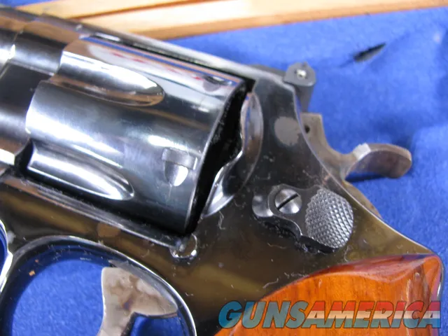 7943  Smith and Wesson  25-5, 45 Long Colt, Goncalo Alves Grips, Blue Finis Img-10
