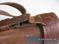 7936  Leather ShotgunRifle case. Really nice divided leather case. One of 