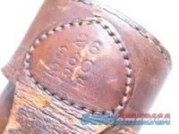 7936  Leather ShotgunRifle case. Really nice divided leather case. One of 