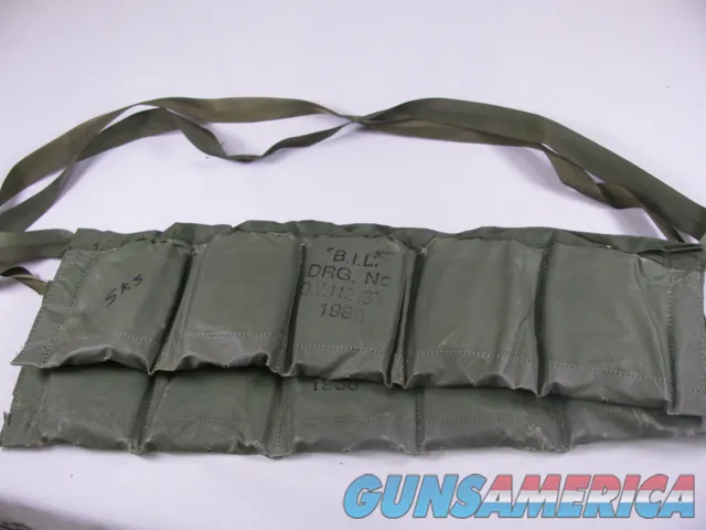 8131 SKS 7.62x39 ammo- 200 rounds in strips and in an Army sling pouch.  Img-7