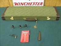 7197 Winchester 101 Pigeon XTR LIGHTWEIGHT 20 gauge 3 inch chambers, 3 winchokes, ic mod full wrench pouch, keys, correct Winchester case, round knob, butt pad 98% condition,AA++fancy walnut,vent rib ejectors, snipe/quail engraved coin silv Img-1