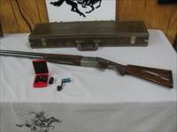7598 Winchester 101 Pigeon Lightweight 12 gauge 27 inch barrels 2 ic,m,f,&wrench 4 Winchester screw in chokes, Browning case, round knob, 97% condition, white front bead, pheasants&quail engraved coin silver receiver,all original,opens and  Img-1