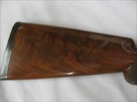 7598 Winchester 101 Pigeon Lightweight 12 gauge 27 inch barrels 2 ic,m,f,&wrench 4 Winchester screw in chokes, Browning case, round knob, 97% condition, white front bead, pheasants&quail engraved coin silver receiver,all original,opens and  Img-6