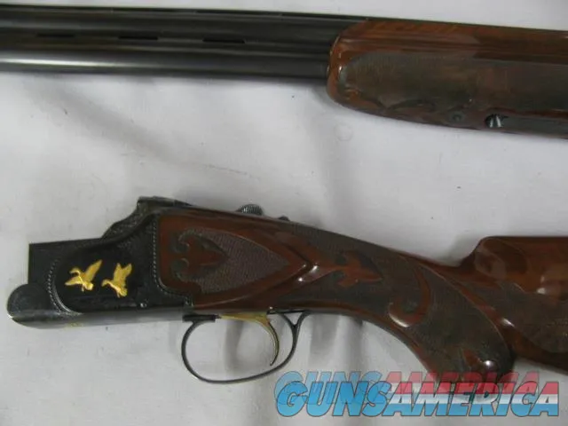 7605  Winchester 101 SUPER PIGEON 12 gauge WINCHOKES 2sk 2ic im f xf wrench snap capes, lube, 7 GOLD IMAGES, 2 gold ducks left, gold bird dog&3 gold birds right side, GOLD PIGEON ON BOTTOM OF RECEIVER, GOLD SUPER PIGEON OVAL, all original Img-5