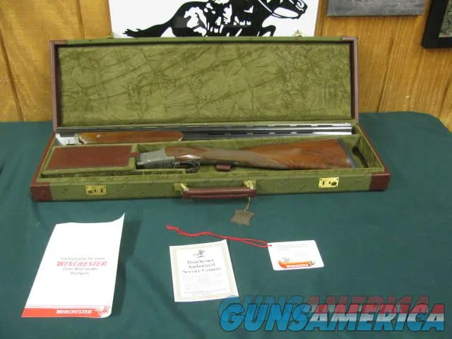 7181 Winchester 101 Pigeon XTR LIGHTEIGHT BABY FRAME, 28 gauge, 28 inch barrels icmod, rare long barrel length with open chokes, STRAIGHT GRIP, Winchester pad, all original, appears ufired, AS NEW IN CORRECT WINCHESER CASE, PAMPHLET HANG T Img-2