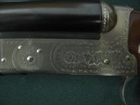6611 Winchester 23 Pigeon XTR 20 gauge 26 inch barrels, 4chokes sk ic im f and wrench, 2 3/4 & 3 inch chambers, vent rib, single select trigger ejectors, round knob rose and scroll coin silver engraved receiver,TIGER STRIPED WALNUT  Img-11