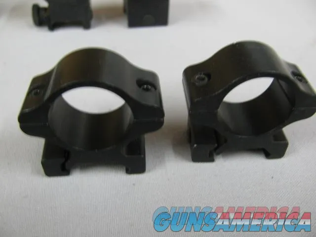 7608 Quick Detach  1 pair of 30mm, 2 pair of 30mm, 1 pair of inch rings, 1 ar base 1 scope Simons 4x20 compact-old-, 1 set of bases and rings Williams 1 inch, 125-free shipping-- Img-6