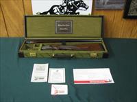 6745 Winchester 101 QUAIL SPECIAL 28 gauge 26 inch barrels BABY FRAME, 2 winchokes ic/mod more 40, vent rib, STRAIGHT GRIP, AAA++Fancy Walnut, quail/dogs engraved coin silver receiver, ejectors, all original, Winchester Quail Special case, Img-2