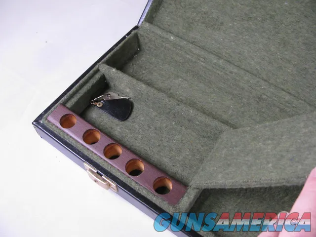 7819  Winchester Black Case, With Keys, Green interior, can take up to a 30 barrel. Like new, does not look like gun has ever been in it, NOS Img-10