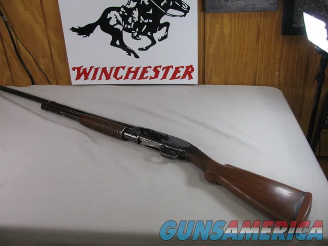 8851  Winchester Model 12 12 Gauge, Full single barrel pump shotgun. 28” barrels,