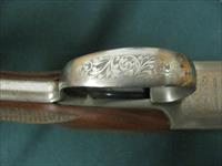 6922  Winchester 101 Pigeon Lightweight 28 gauge 28 inch barrels,ic/mod,Quail/Snipe coin silver engraved receiver,baby frame, round knob,Winchester butt pad, Winchester case,ejectors, vent rib, single select trigger,96% condition, AAA Fancy Img-10