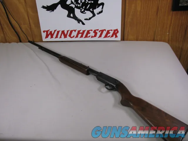  8084  Winchester model 61, 22s, L, or LR, had receiver scope base on it, Excellent bore, good shooter, metal butt plate