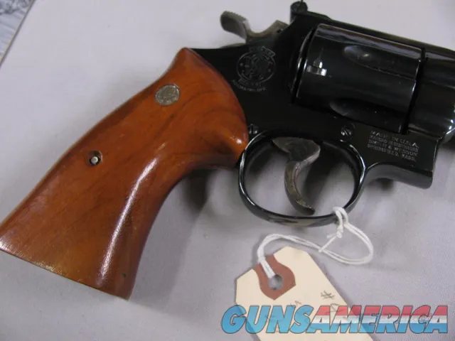 7796 Smith and Wesson 29-3, 44 MAG, MFG 1982, 8 33 Barrel, Blued, Wood pr Img-7