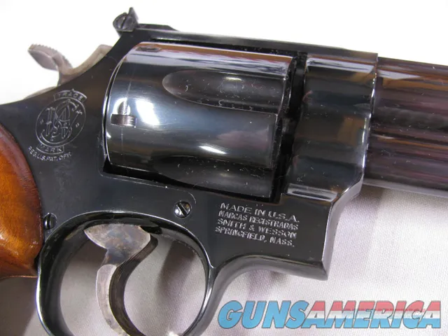 7796 Smith and Wesson 29-3, 44 MAG, MFG 1982, 8 33 Barrel, Blued, Wood pr Img-9