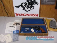 7796 Smith and Wesson 29-3, 44 MAG, MFG 1982, 8 33" Barrel, Blued, Wood pr