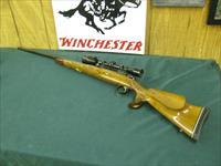 7252 Winslow REGAL  Custom rifle mfg in Florida Circa 1975, Belgium Mauser 98 action, only approx 500 mfg, 300 win mag, 26 inch barrel  FIGURE,claw extractor,Leupold VAR X II 3 x 9 x42, 8.5 lbs black, rifle and scope combo.just like new, ca Img-1