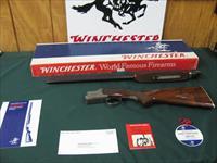6541 Winchester 101 Pigeon XTR 20 gauge 27 inch barrels, 2 3/4 chambers, skeet/skeet, test fired only, 99% AS NEW IN BOX, all papers, hang tag,pamphlets, correct Winchester serialized box to the gun. dark walnut and diamond tipped engraving Img-1