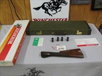 7592 Winchester 101 QUAIL SPECIAL  12 gauge 26 inch barrels 6 winchokes, sk ic mod im f xf, ported, Diamond grade stock with Decelerator pad lop 14 inches, second short stock, coin silver receiver dogs and quail engraved, ejectors, vent rib Img-1