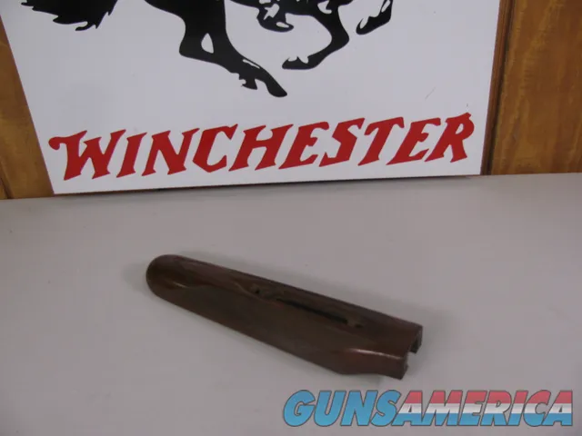 8126  Winchester 23, 12 Gauge Forearm, Nice Dark wood, Has some small handling marks. Img-1