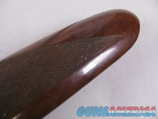 8126  Winchester 23, 12 Gauge Forearm, Nice Dark wood, Has some small handling marks. Img-5