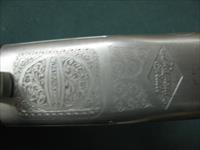 6630 Winchester 101 Diamond Grade 20 gauge 27 inch barrels, skeet/skeet, All original, Winchester butt pad, coin silver diamond engraved pattern. bores brite/shiny, opens/closes tite, NOT A MARK ON IT, ported barrels, correct Winchester Dia Img-8