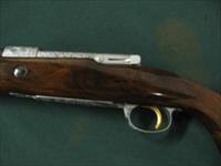 6703 Browning Belgium Olympian  rifle 30-06 22 inch barrel, R. Greco engraved and signed twice. AAA++marble cake fancy highly figured walnut. Browning butt plate replacement stock, unfired, dont believe bolt was inserted.Elk,Deer, Antelop Img-3