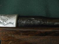 6703 Browning Belgium Olympian  rifle 30-06 22 inch barrel, R. Greco engraved and signed twice. AAA++marble cake fancy highly figured walnut. Browning butt plate replacement stock, unfired, dont believe bolt was inserted.Elk,Deer, Antelop Img-9