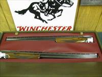 7206 Winchester 101 field skeet set 20ga 28 ga 410gauge2.5 inch chamber 28 inch barrels, 99% condition, 2 brass beads,early good one original Winchester carrying case. Limbsaver butt pad lop 14 3/4. opens closes tite, bores brite shiny, Img-3