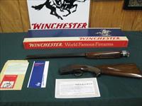 6936 Winchester 101 Field 20 gauge 28 inch barrels, mod/full, pistol grip with cap,Winchester butt plate, ejectors all original, NOT A MARK ON IT. NEW IN BOX papers, pamphlets, warranty card, Winchester box is serialized to the gun. time ca Img-1