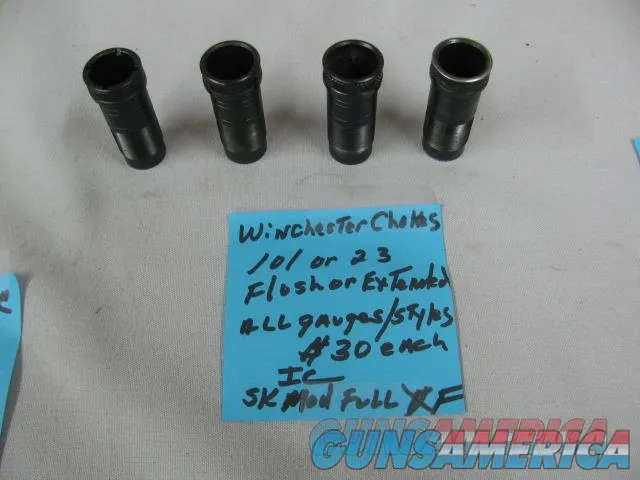 7615 Winchester 101 and model 23, chokes, wrenches, pouches,12 gauge, 20 gauge, flush, extended, all gauges, all styles, all types, excellent condition,FREE SHIPPING --210 602 6360-- Img-2