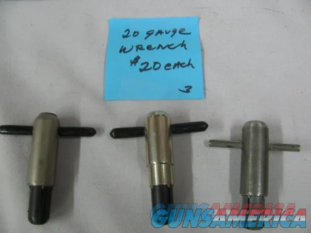 7615 Winchester 101 and model 23, chokes, wrenches, pouches,12 gauge, 20 gauge, flush, extended, all gauges, all styles, all types, excellent condition,FREE SHIPPING --210 602 6360-- Img-4