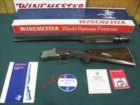 7269 Winchester 101 Pigeon 12 gauge 28 inch barrels mod/full appears unfired NEW IN BOX all papers, hang tag Brochures,box serialized to gun. round knob long tang, vent rib, ejectors, Winchester butt plate, this is the early one with dark w Img-1