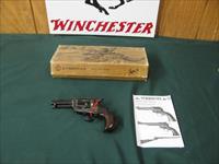 6604 Uberti Cattleman thunderer 45 colt 3.5 barrel,case colored frame, walnut grips,BIRDSEYE FRAME EARLY MODEL,NEW IN BOX WITH PAPERS, UNFIRE Img-1