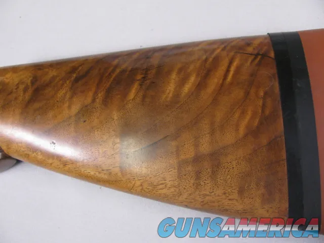 8114  Winchester Model 21 12 Gauge stock measurement of wood is 13   Img-3