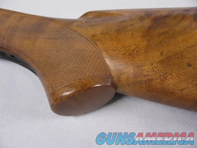 8114  Winchester Model 21 12 Gauge stock measurement of wood is 13   Img-4