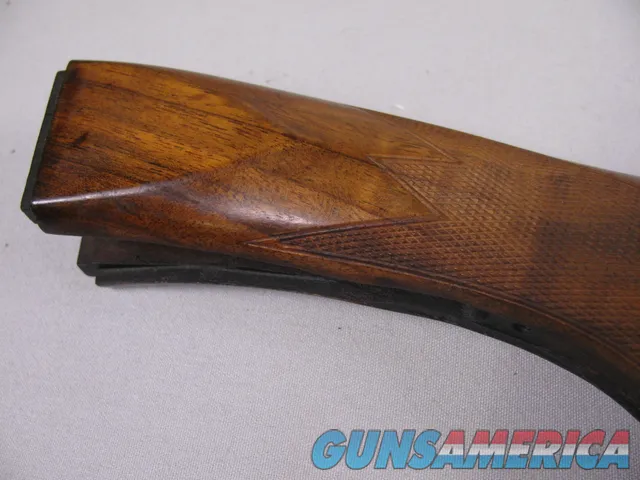 8114  Winchester Model 21 12 Gauge stock measurement of wood is 13   Img-6