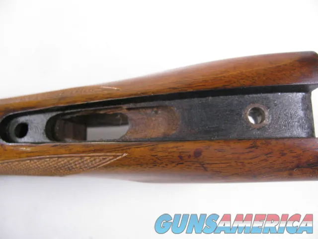 8114  Winchester Model 21 12 Gauge stock measurement of wood is 13   Img-9