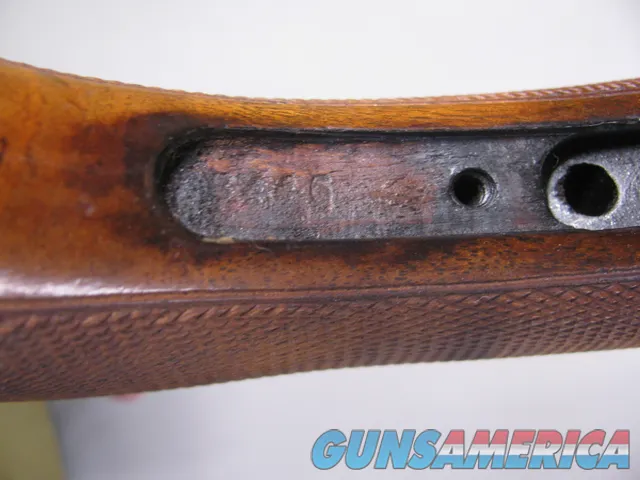 8114  Winchester Model 21 12 Gauge stock measurement of wood is 13   Img-10