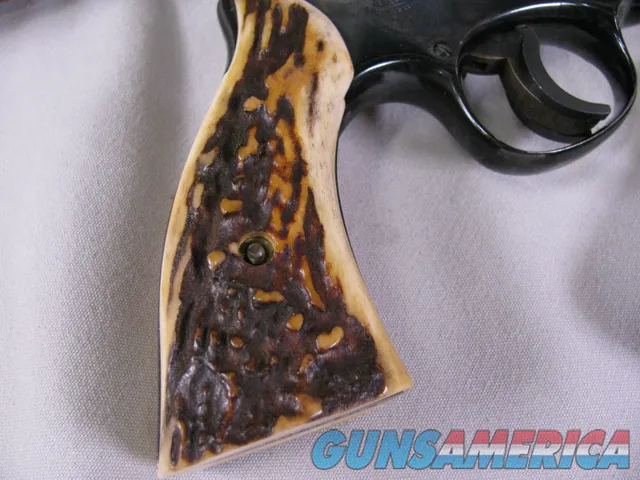 7964  Smith and Wesson 19-3  357 Mag, Fake Stag Grips, Trigger Shoe, Adjust