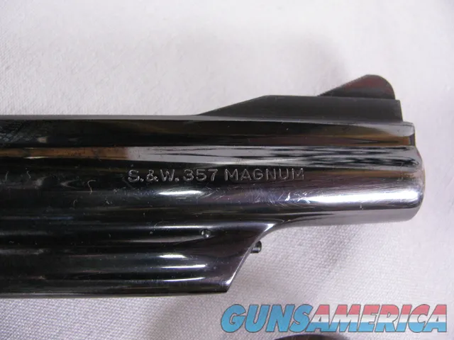7964  Smith and Wesson 19-3  357 Mag, Fake Stag Grips, Trigger Shoe, Adjust