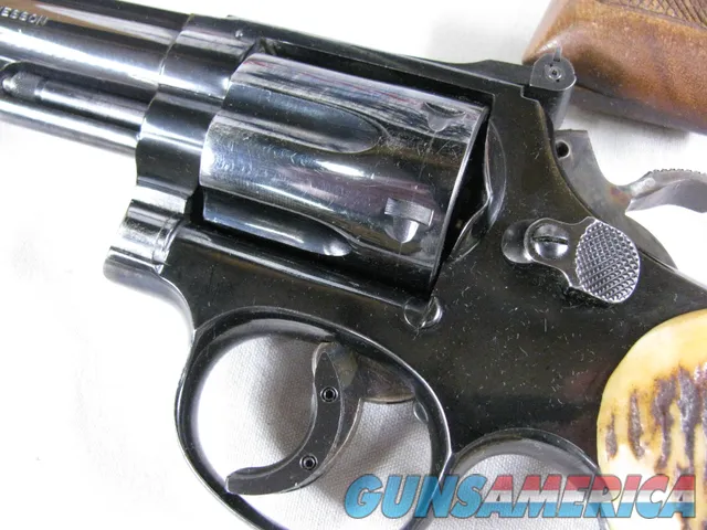 7964  Smith and Wesson 19-3  357 Mag, Fake Stag Grips, Trigger Shoe, Adjust
