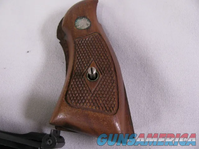 7964  Smith and Wesson 19-3  357 Mag, Fake Stag Grips, Trigger Shoe, Adjust