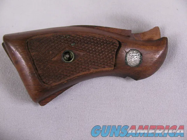 7964  Smith and Wesson 19-3  357 Mag, Fake Stag Grips, Trigger Shoe, Adjust